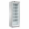 Armadio freezer statico inox Amitek AKM400FG SS | porta in vetro | 360 L | < -18 °C | L60xP58,5xL185 cm