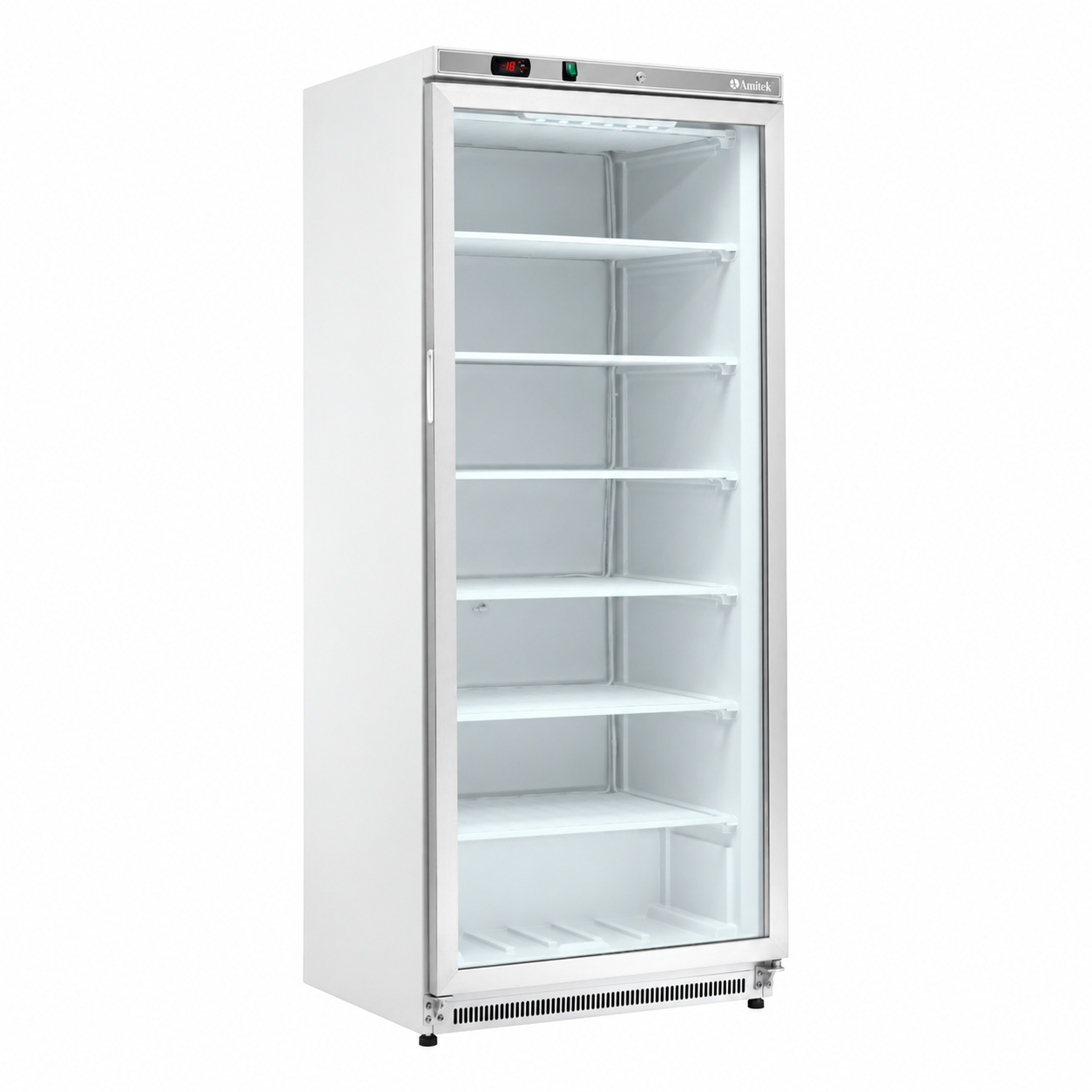 Armadio freezer statico Amitek AKM600FG | porta in vetro | 580 L | < -18 °C | L77,7xP69,5xL189 cm