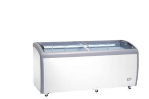 Frigo/congelatore a pozzetto statico con vetri scorrevoli – Amitek AX600CFG | L180xP70,5xL87,5 cm