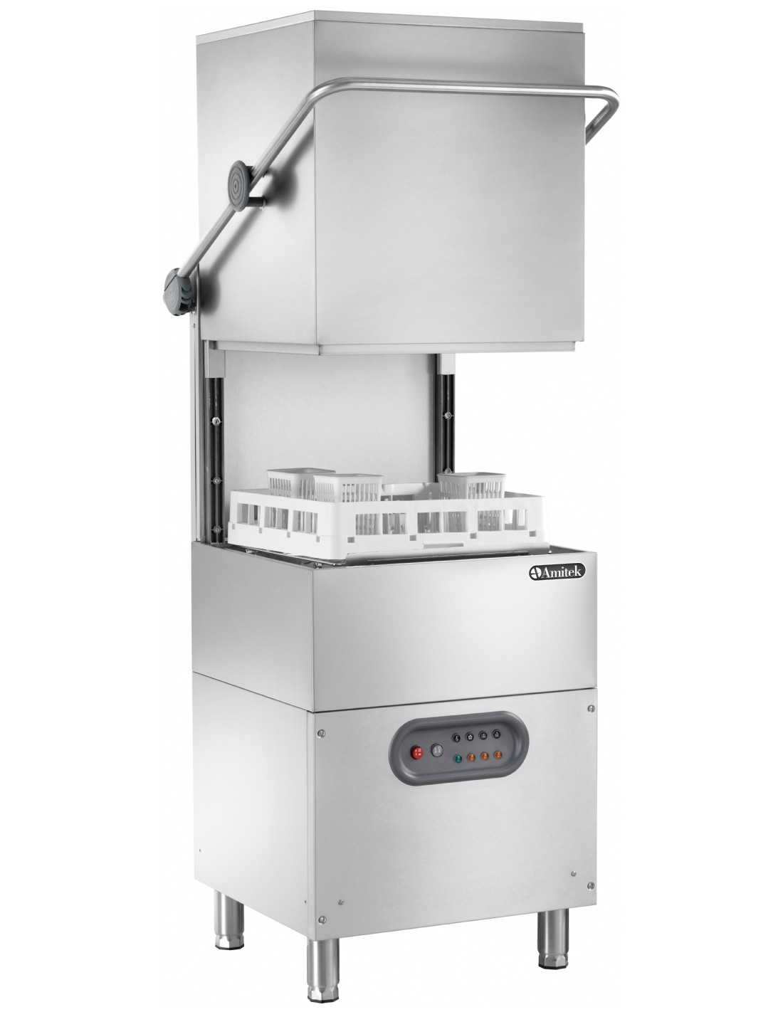 lavastoviglie meccanica a capot – Amitek lsh6000 – cesto quadrato 50x50 cm – L70xP76xL146 cm