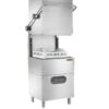 lavastoviglie meccanica a capot – Amitek lsh6002 con dosatore detergente e pompa di scarico – cesto quadrato 50x50 cm – L70xP76xL146 cm