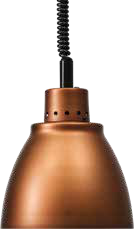 Lampada riscaldante sospesa Amitek ND25R | Rame opaco | Luce rossa | 250 W