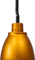 Lampada riscaldante sospesa Amitek NF25W | Arancio opaco | Luce bianca | 250 W