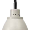 Lampada riscaldante sospesa Amitek NG25W | Grigio chiaro RAL7035 | Luce bianca | 250 W