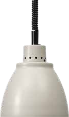 Lampada riscaldante sospesa Amitek NG25W | Grigio chiaro RAL7035 | Luce bianca | 250 W