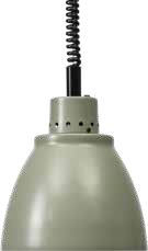 Lampada riscaldante sospesa Amitek NH25W | Grigio cemento RAL7033 | Luce bianca | 250 W