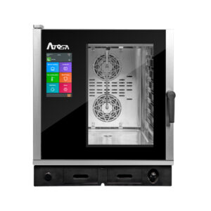 Forno combinato Atosa EPC-0711E2 – 7 teglie GN 1/1 – 30/260 °C – L78,6×P87×H88,8 cm