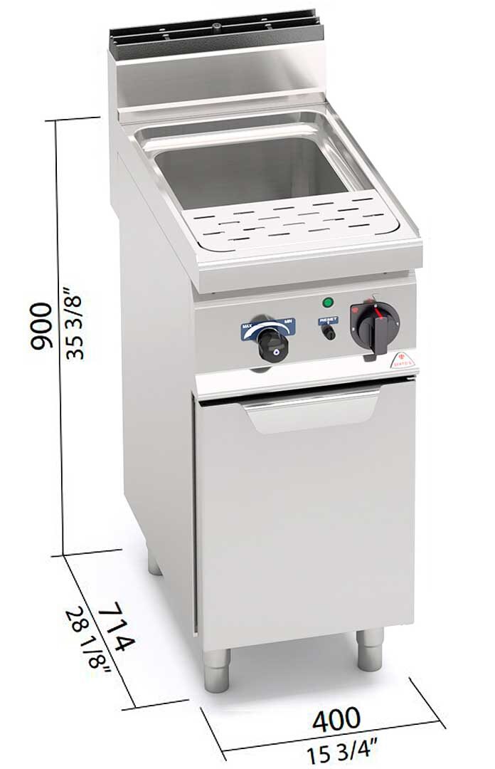Berto’s CPE40 – dimensioni L400xP714xH900 mm