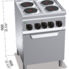 Berto’s E6P4+FE1 – dimensioni 600 × 600 × 900 mm