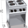 Berto’s E6P4M – dimensioni 600 × 600 × 900 mm