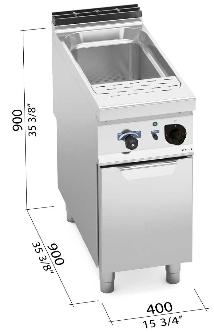 Berto’s E9CP40 – dimensioni L400xP900xH900 mm