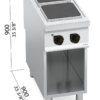 Berto’s E9PQ2M – dimensioni L400xP900xH900 mm, immagine quotata originale