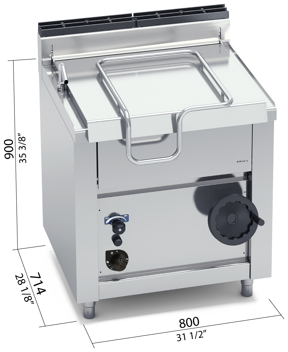 Berto’s G7BR8/I con misure L800xP714xH900 mm