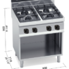 Berto’s G7F4M e G7F4MP – dimensioni 800 × 714 × 900 mm