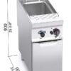 Berto’s G9CP40 – dimensioni L400xP900xH900 mm, immagine quotata