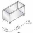 Bertos SG90 supporto inox a giorno