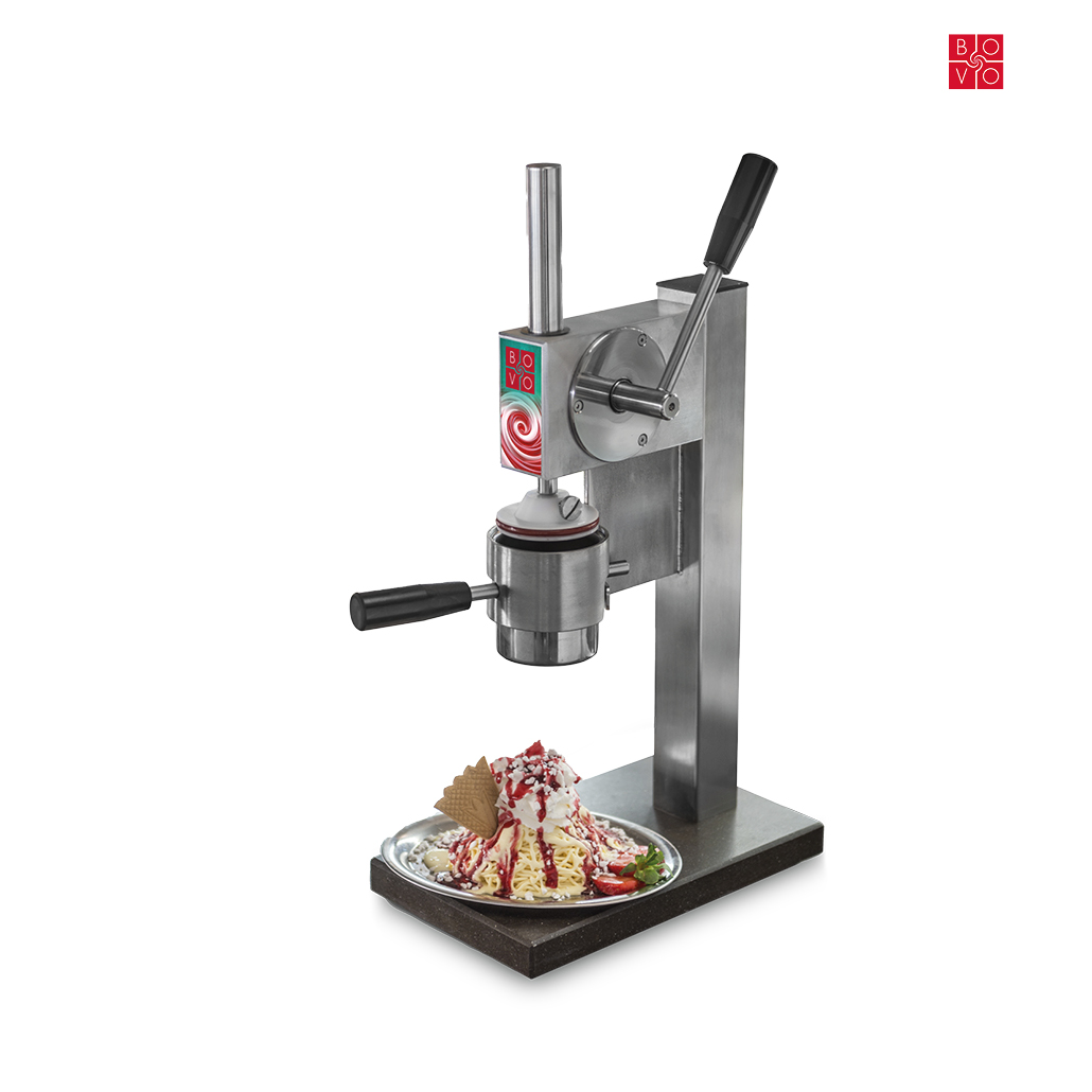 Pressa per spaghetti gelato Bovo Spaghetti Eis a cremagliera