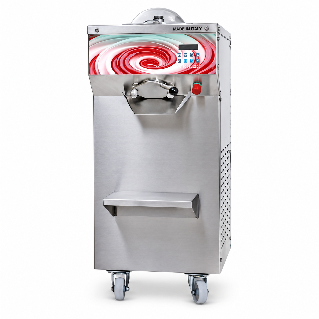 Mantecatore verticale Bovo Tuttogel 2800 Plus su ruote | 0,5–3 L | L41,5×P61×H99cm