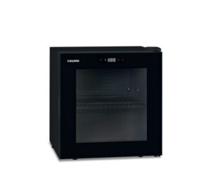Vetrina mini frigo bibite da banco positiva statica – CL 46 FL BLK – 46 L – Temp. +2°C/+10°C – Dim. cm L47,5xP43,5xH52