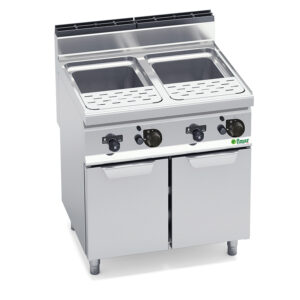 Cuocipasta a gas con mobile | FIMAR CPM30DM | L80xP70xH104 cm | 20 kW