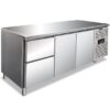 Tavolo frigo ventilato 2 porte e 2 cassetti (2x1/2) – CXF 3110 TN – Temp. -2°C/+8°C – L179,5xP70xH86 cm