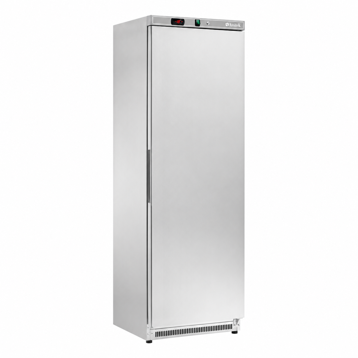 Congelatore statico inox Amitek AKM400F SS | 360 litri | L60xP58,5xL185 cm | -18/-25 °C