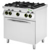 Cucina a gas 4 fuochi FIMAR CC74GFG con forno a gas GN1/1 – L80xP70xH90 cm