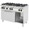 Cucina a gas 6 fuochi FIMAR CC76GFG con forno a gas GN1/1 – L120xP70xH90 cm