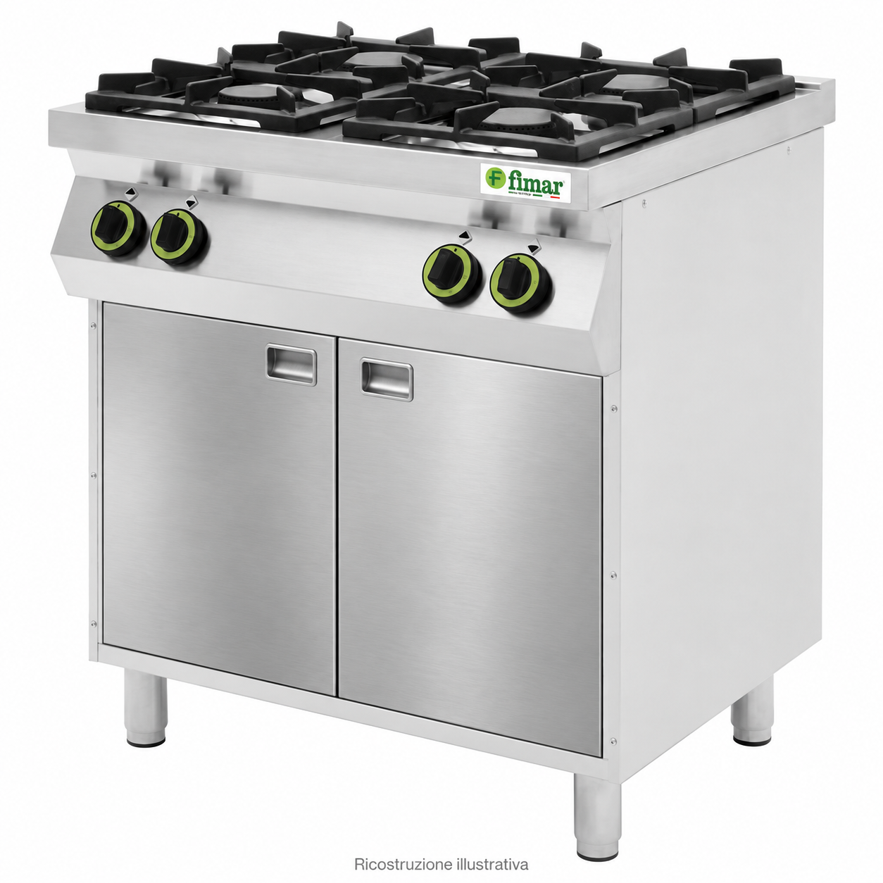 Cucina a gas 4 fuochi FIMAR CC74G | senza forno