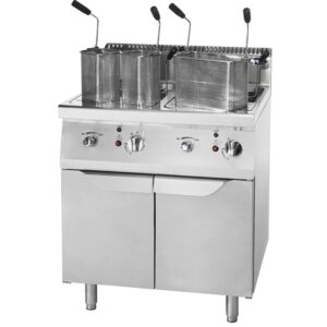 Cuocipasta elettrico doppia vasca Atosa AT9E8P-F – serie 90 – 20 kW – L80×P90×H114 cm