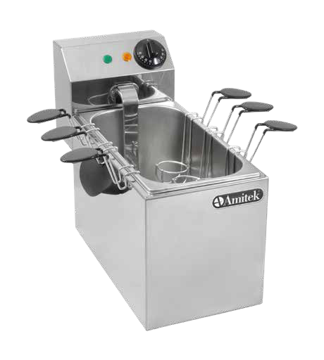 Cuociuova professionale Amitek EG6 | 6 portauovo | 4 litri | L24,5xP43xH31 cm