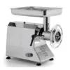 Tritacarne professionale FAMA TI32 ECO carenato in acciaio inox visto frontalmente