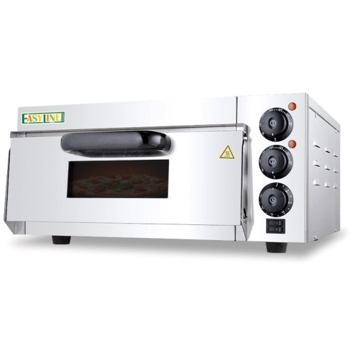 FORNO PIZZA ELETTRICO PROFESSIONALE - FYEP1 - 2 Kw - Dim. cm 56x57x28h