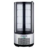 Vetrina pasticceria tonda da banco Forcar ARC100B | 100 L | ventilata +2/+8°C | Ø48x103 cm