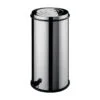 Pattumiera Tonda 40l Pedale Ø32x74h cm
