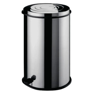 Pattumiera Tonda 80l  Pedale  Ø41x71h cm
