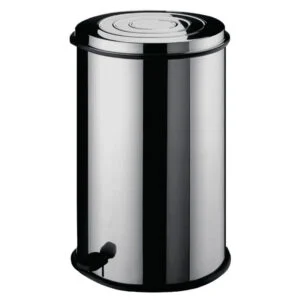 Pattumiera Tonda 80l  Pedale  Ø41x71h cm
