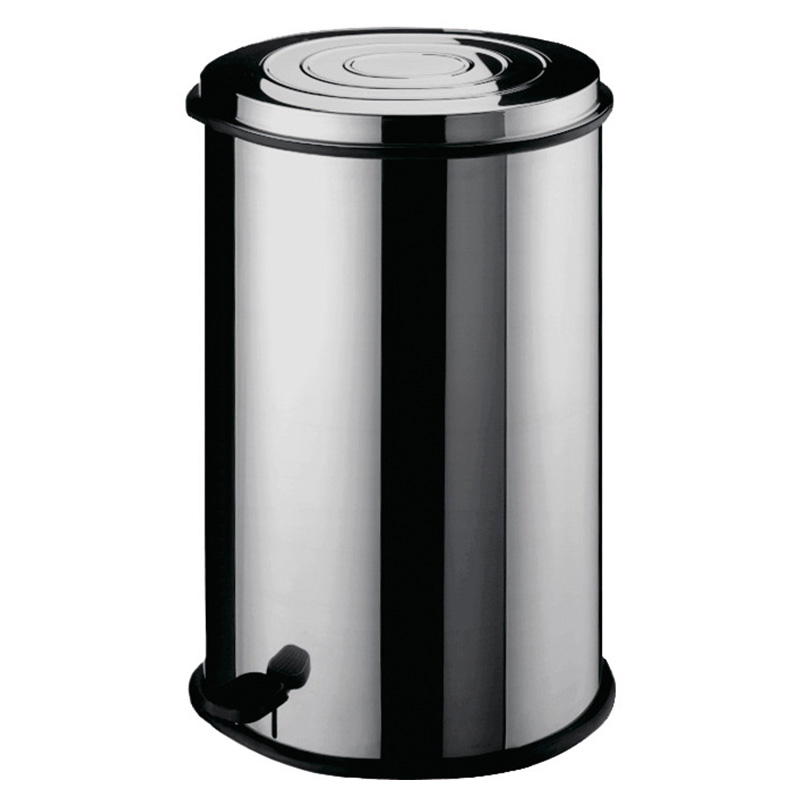 Pattumiera Tonda 80l  Pedale  Ø41x71h cm - immagine 1