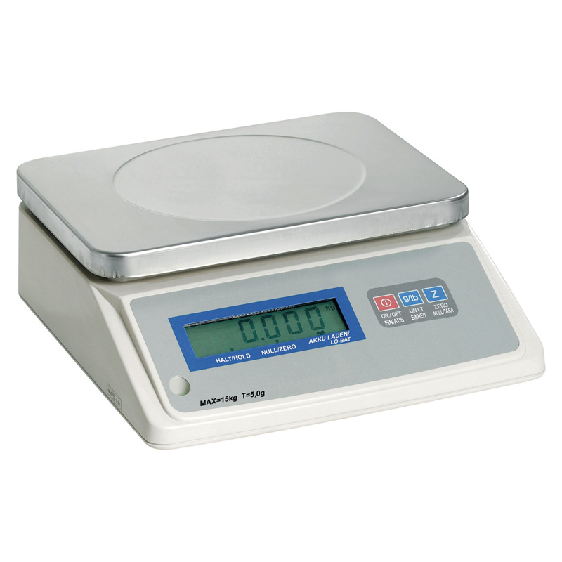 Bilancia elettronica Forcar BL4545 | 15 kg, divisione 5 g | L29xP33xH22 cm