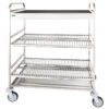 Carrello scolapiatti e bicchieri Forcar CA1400 – 2 scolapiatti e 1 scolabicchieri
