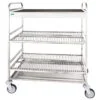 Carrello scolapiatti e bicchieri Forcar CA1400 – 2 scolapiatti e 1 scolabicchieri