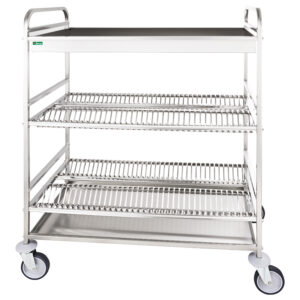 Carrello scolapiatti e bicchieri Forcar CA1400 – 2 scolapiatti e 1 scolabicchieri