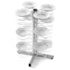 Colonna Portapiatti da Banco - Dim. cm 60x60x83h - N. piatti 48 Ø 18/23 cm