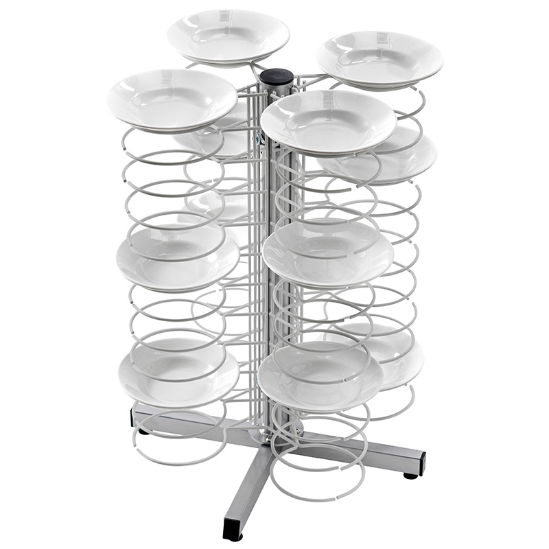 Colonna Portapiatti da Banco - Dim. cm 60x60x83h - N. piatti 48 Ø 18/23 cm - immagine 1