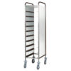 Carrello portavassoi Forcar CA1450PI | 10 vassoi | pannelli inox