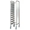 Carrello portavassoi Forcar CA1450PI | 10 vassoi | pannelli inox