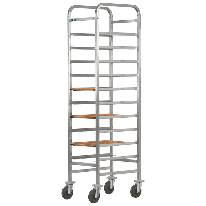 Carrello portavassoi Forcar CA1451R | 10 vassoi | rinforzato