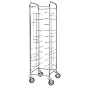 CARRELLO INOX PORTAVASSOI FILO CA1455 10 VASSOI