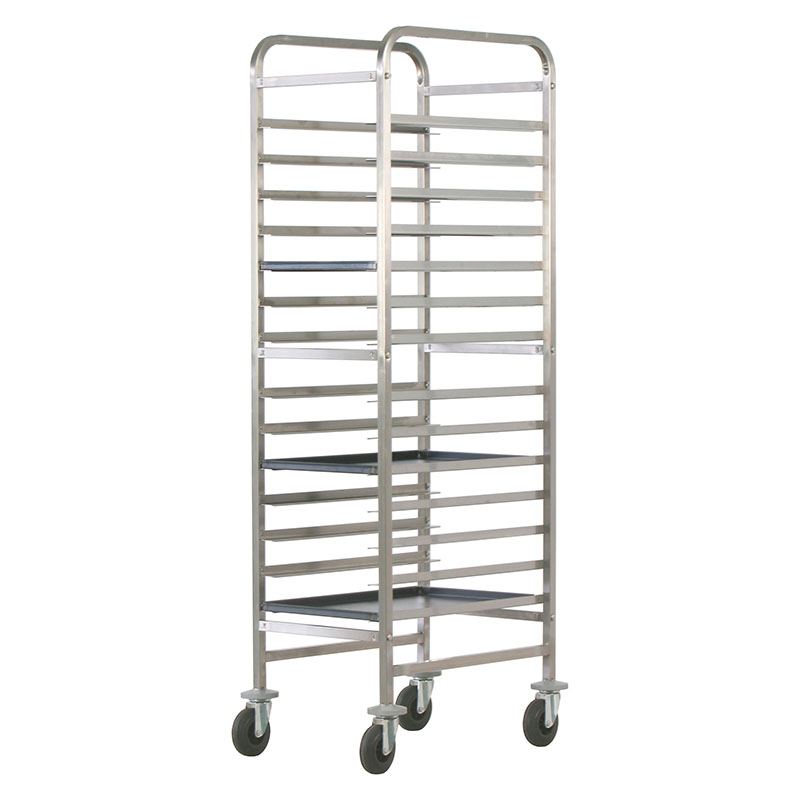 Carrello portateglie rinforzato Forcar CA1492R – 14 teglie 60x40 cm - immagine 1