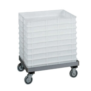 Carrello portacassette pizza Forcar CB1443 – 60x40 cm, inox